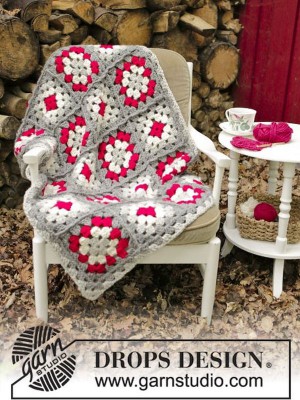 DROPS Cozy Holiday Crochet Blanket										