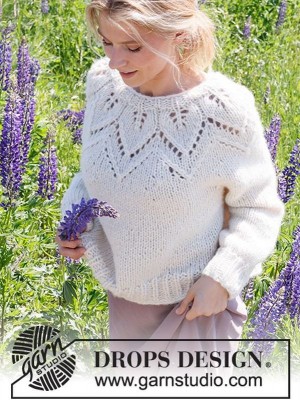 DROPS Leaf Ring Cardigan										