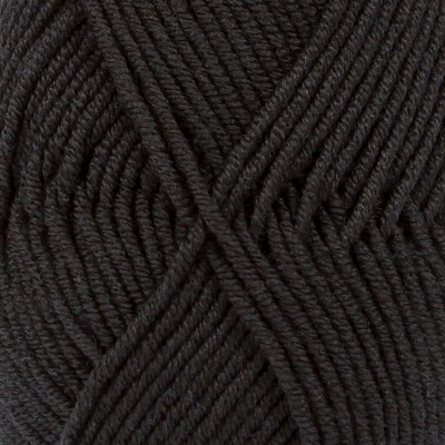 DROPS Merino Extra Fine										 - 02 UNI Black