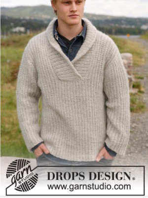 DROPS Parker Men's Sweater										