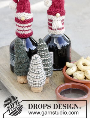 DROPS Season's Treats Christmas Bottle Toppers										