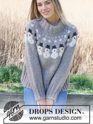 DROPS Snowman Time Sweater										