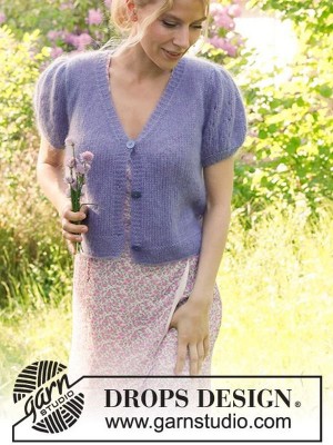 DROPS Violet Meadow Cardigan										