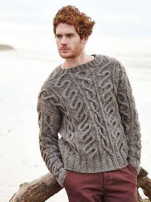 Rowan Fleet Cabled Sweater										