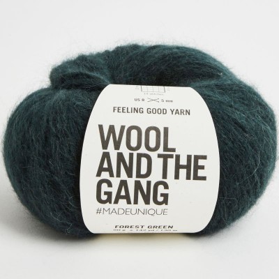 Wool and the Gang Feeling Good Yarn										 - Forest Green