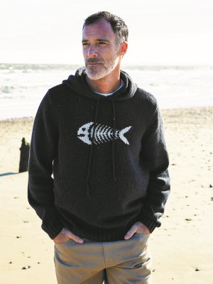 Rowan Fishbone Hooded Sweater										