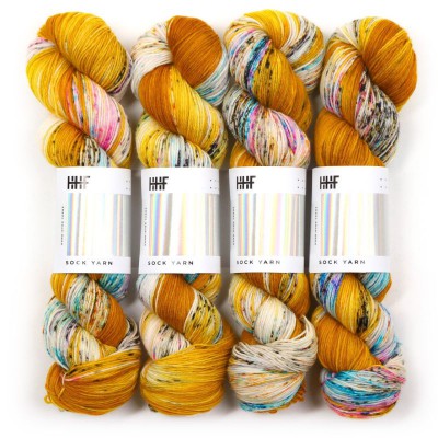 Hedgehog Fibres Sock Yarn										 - Fool's Gold