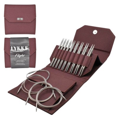 LYKKE Flight Inter Changeable Needle 5in Tips, Set of 9										 - Maroon