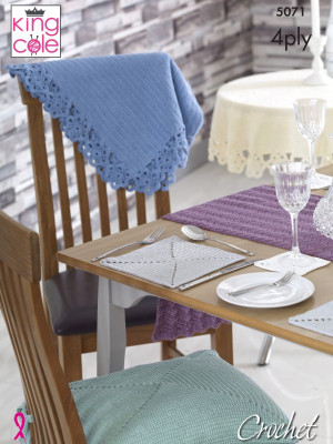 King Cole 5071 Crochet Home Accessories										