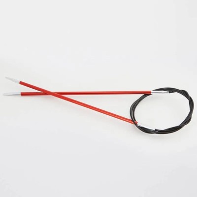 KnitPro Zing Fixed Circular Needles 80cm (32in)										 - US 2 (2.75mm)