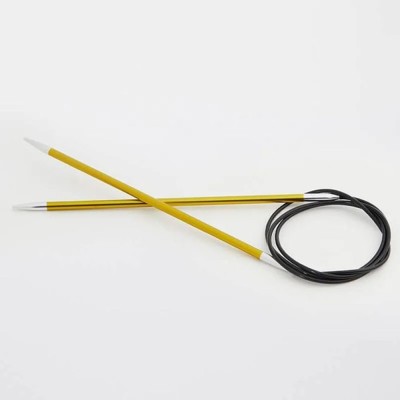 KnitPro Zing Fixed Circular Needles 25cm (10in)										 - US 4 (3.50mm)