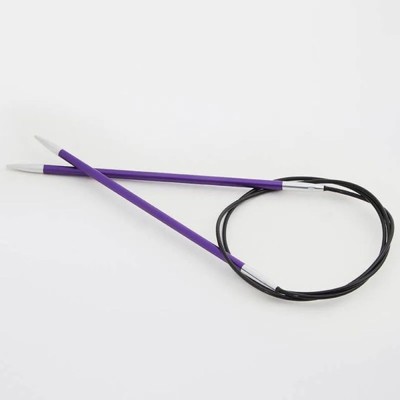 KnitPro Zing Fixed Circular Needles 80cm (32in)										 - US 5 (3.75mm)