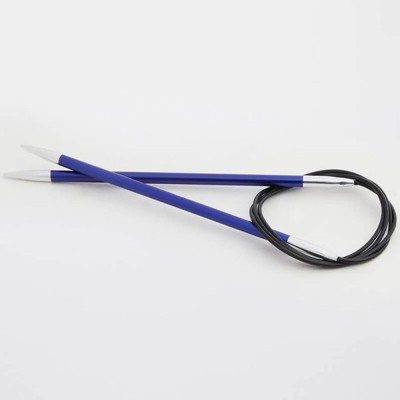 KnitPro Zing Fixed Circular Needles 120cm (47in)										 - US 7 (4.50mm)