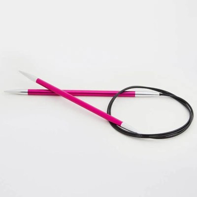KnitPro Zing Fixed Circular Needles 40cm (16in)										 - US 8 (5.00mm)