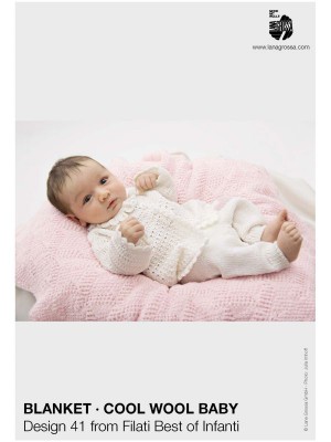 Lana Grossa - Filati Best of Infanti Design 41 - Cool Wool Baby Blanket										