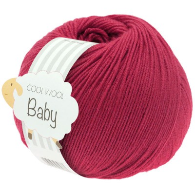 Lana Grossa Cool Wool Baby										 - 0220 Kardinalrot