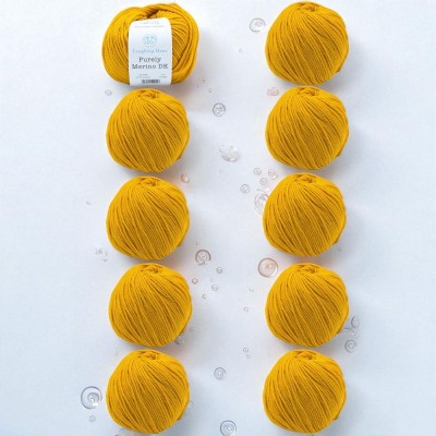 Laughing Hens Purely Merino DK - Pack of 10 x 50g Balls										 - 3300 White