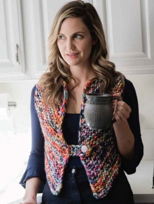 Louisa Harding L19-08 Magnolia Vest										