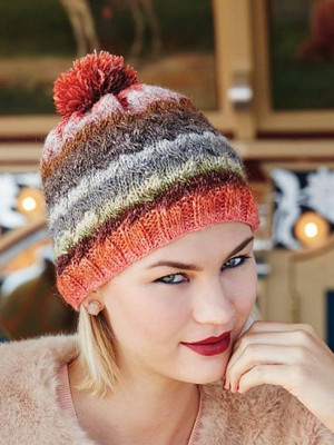 Noro MAG5-19 Pompom Beanie										