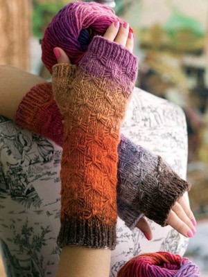 Noro MAG5-20 Smocked Fingerless Mitts										