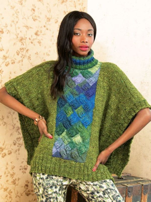 Noro MAG6-18 Entrelac Poncho										