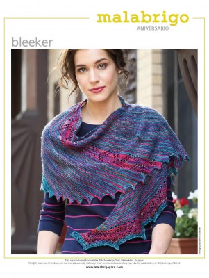 Malabrigo Bleeker Asymmertrical Shawl										