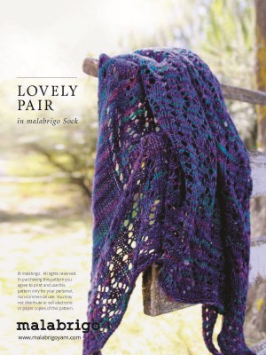 Malabrigo Lovely Pair Shawl										