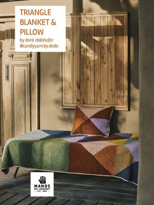 Manos del Uruguay Triangle Blanket and Cushion										