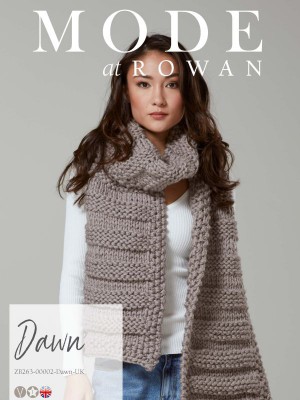 Mode at Rowan Dawn Scarf in Big Wool										