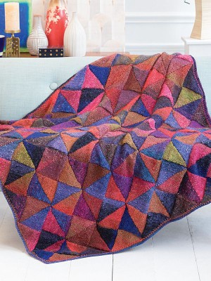 Noro MAG12-01 Entrelac Blanket										