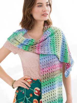 Noro MAG12-07 Eyelet Scarf										