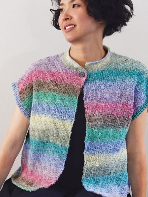 Noro MAG12-23 Diagonal Rib Cardi										