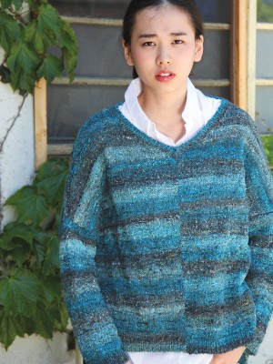 Noro MAG13-25 Textured Pullover										