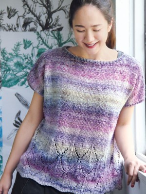 Noro MAG14-29 Lace Hem Top										