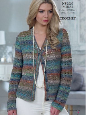 Noro NSL037 Crochet Cardigan										