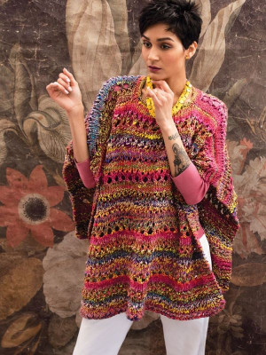 Noro MAG8-03 Openwork Poncho										