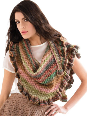 Noro MAG8-08 Ruffle Shawl										