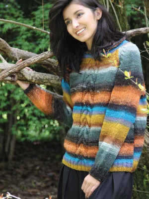 Noro Y-1054 Cable Sweater										
