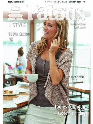 Patons 4054 Ladies Cardigan										