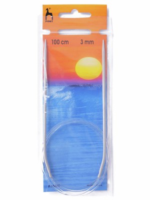 Pony Circular Knitting Needle 40in (100cm)										 - US 2.5 (3.00mm)