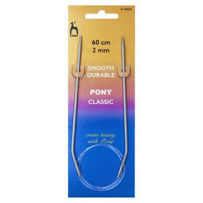 Pony Circular Knitting Needle 24in (60cm)										 - US 2