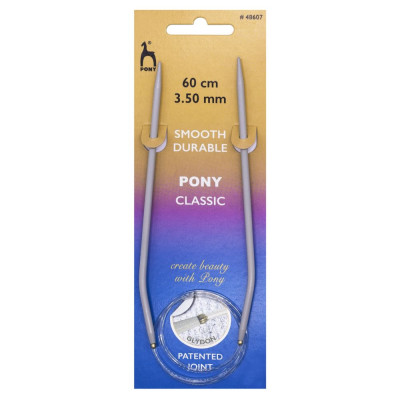 Pony Circular Knitting Needle 24in (60cm)										 - US 4