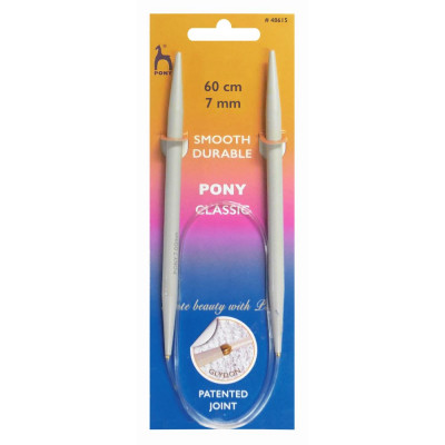 Pony Circular Knitting Needle 24in (60cm)										 - US 10.5