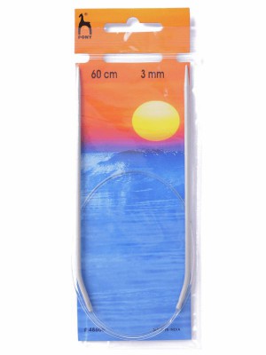 Pony Circular Knitting Needle 24in (60cm)										 - US 2.5 (3.00mm)