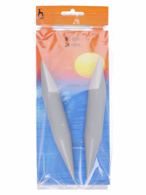 Pony Circular Knitting Needle 32in (80cm)										 - US 50 (25mm)