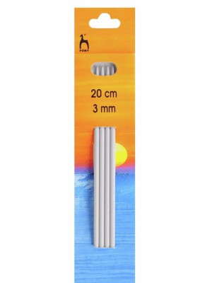 Pony Double Pointed Knitting Needles 8in (20cm)										 - US 2.5 (3.00mm)