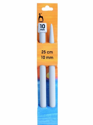 Pony Single Pointed Knitting Needles 10in (25cm)										 - US 15 (10.0mm)