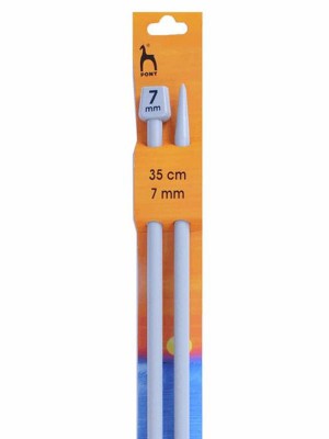 Pony Single Pointed Knitting Needles 14in (35cm)										 - US 10.5 (7.00mm)