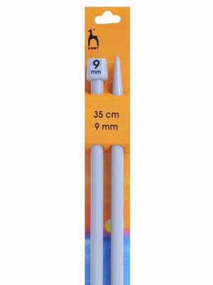 Pony Single Pointed Knitting Needles 14in (35cm)										 - US 13 (9.0mm)