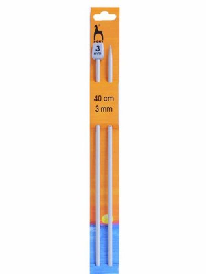 Pony Single Pointed Knitting Needles 16in (40cm)										 - US 2.5 (3.00mm)